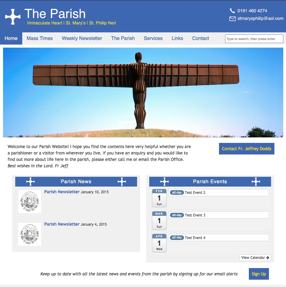 Welcome to our new website